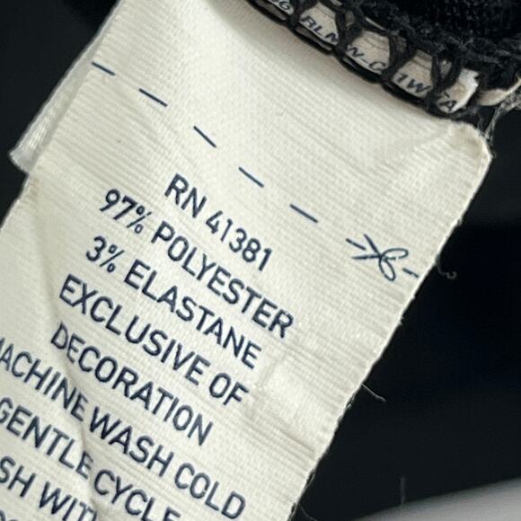 POLO RALPH LAUREN Shirt Mens XL Performance Polo Golf Long Sleeve Pique Black - Picture 12 of 15